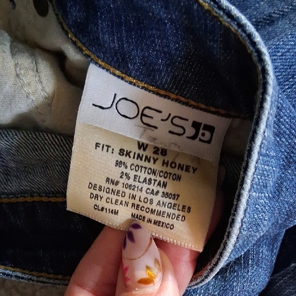 Joe's Jeans Indigo Straight Leg Women's Jeans - Picture 3 of 6